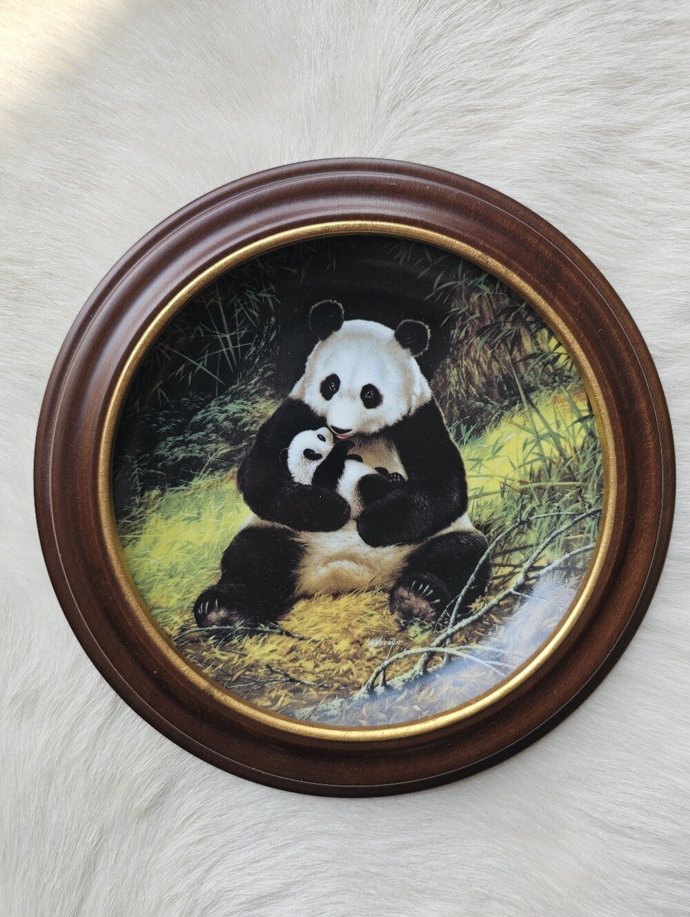 W.S. George China "The Panda" By Will Nelson Collectible Plate